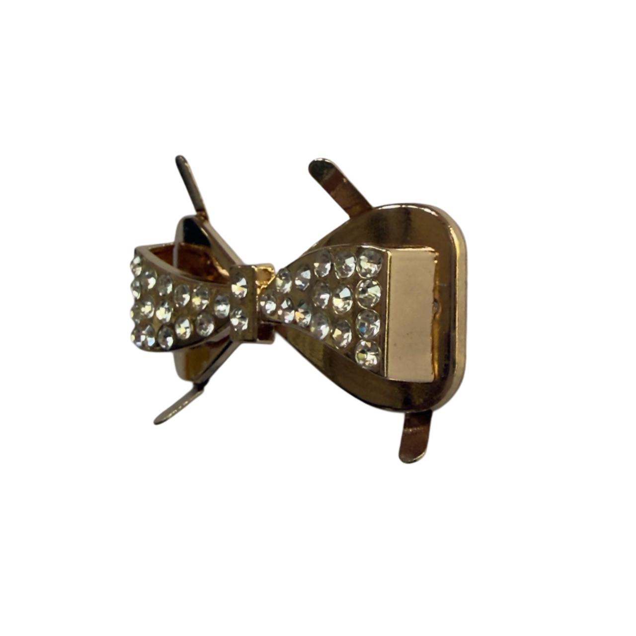 Crystal Bow Embellishment (Per Piece)