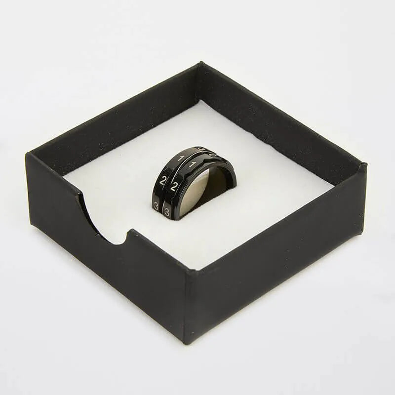Black Row Counter Ring