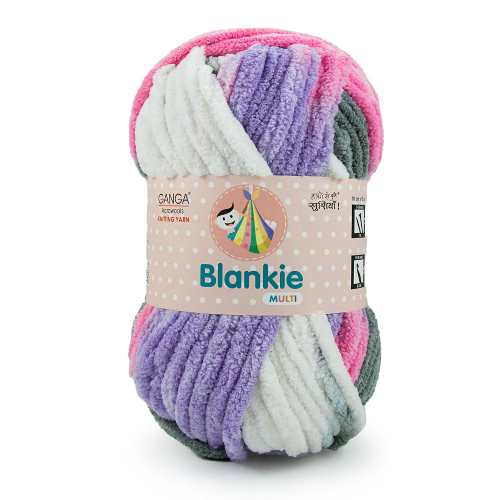 Blankie Multi-Colour Polyester Yarn