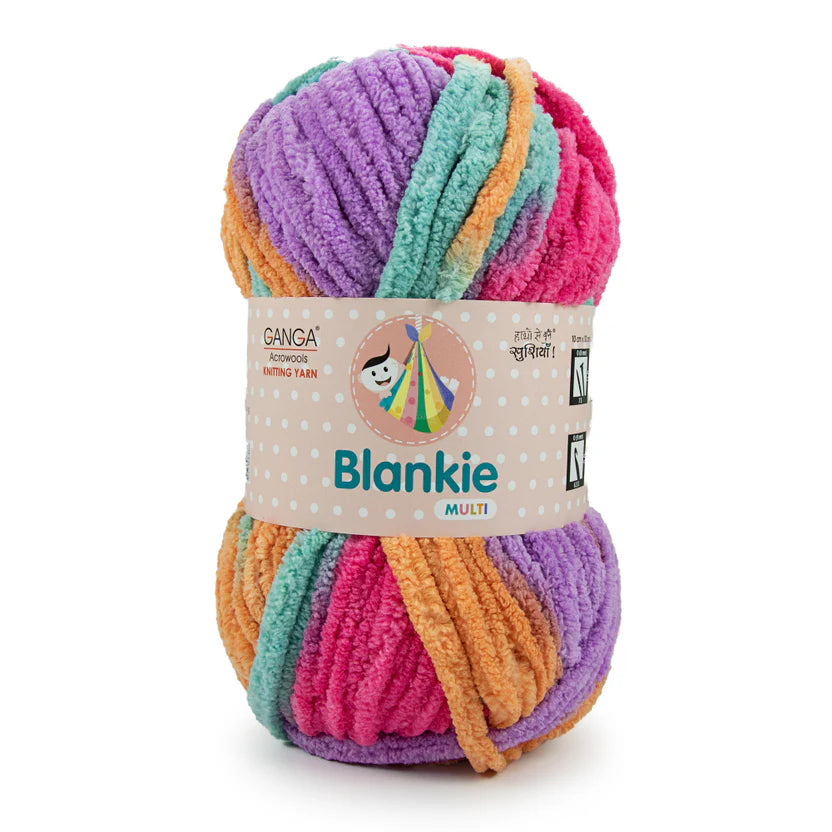 Blankie Multi-Colour Polyester Yarn