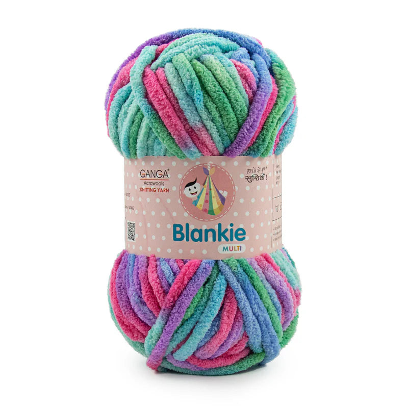 Blankie Multi-Colour Polyester Yarn
