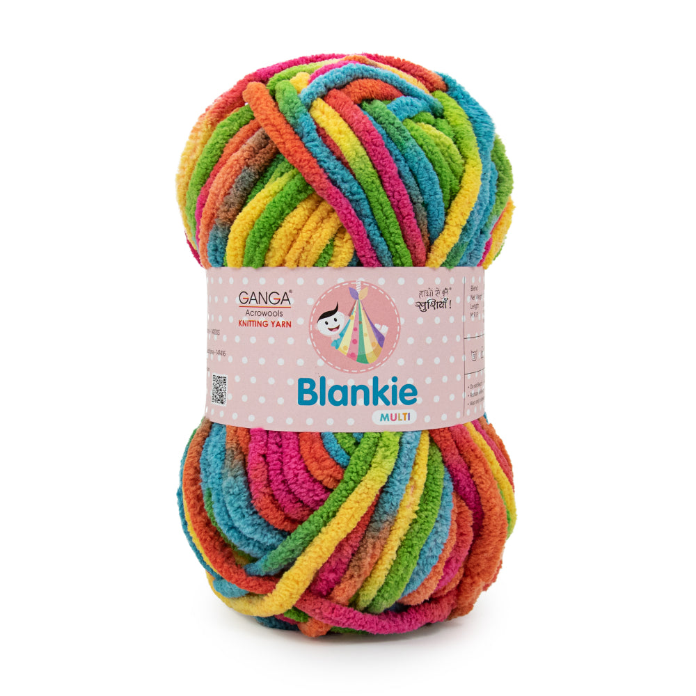 Blankie Multi-Colour Polyester Yarn