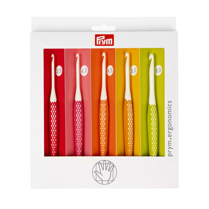 Crochet hook for wool set, Prym.ergonomics 3.5 - 6.0 mm