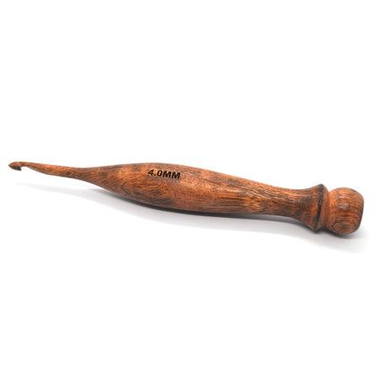 Handcrafted Wooden Crochet Hooks - Sculpted