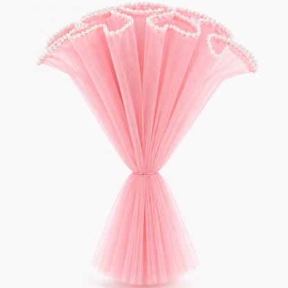 Pearl Net Bouquet Wrapper