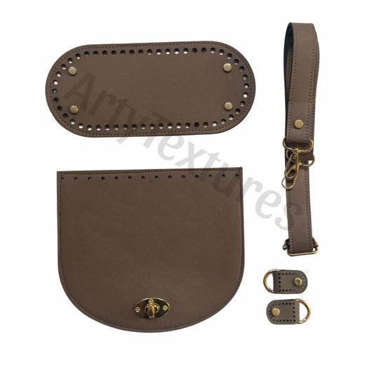 Premium DIY Bag Set with Flap, Base, Strap and Accessories