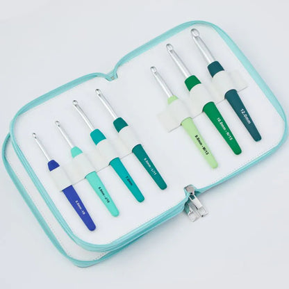 Waves Single Ended Crochet Hook Sets - GRANDE (Set of 14 hooks)