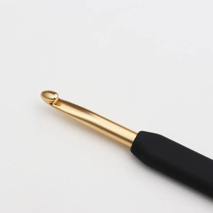 Gold Aluminium Crochet Hooks