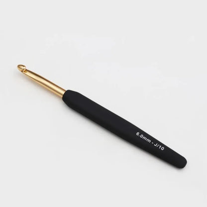 Gold Aluminium Crochet Hooks