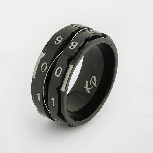 Black Row Counter Ring