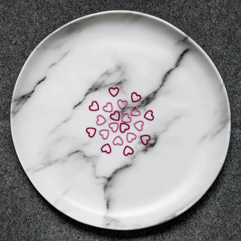 Metal Stitch Markers - Amour (Pack of 40)