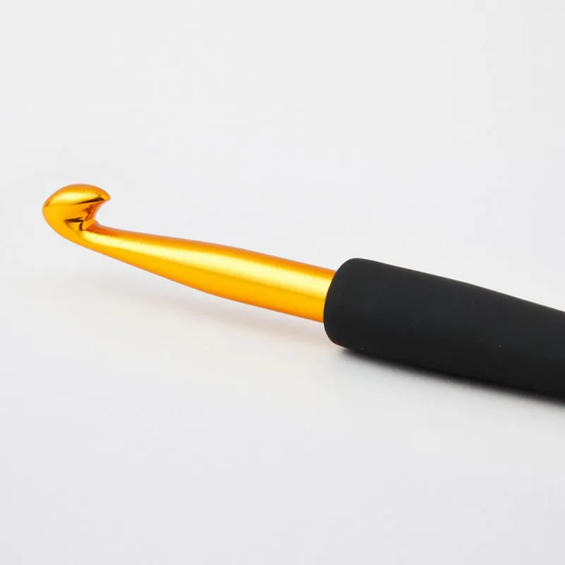 Gold Aluminium Crochet Hooks