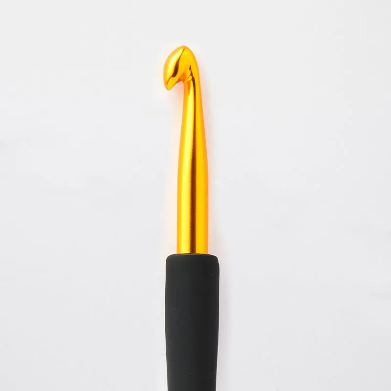 Gold Aluminium Crochet Hooks
