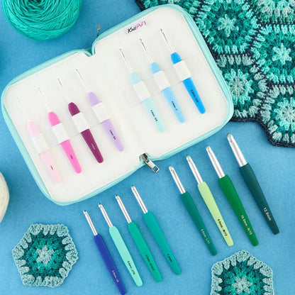 Waves Single Ended Crochet Hook Sets - GRANDE (Set of 14 hooks)