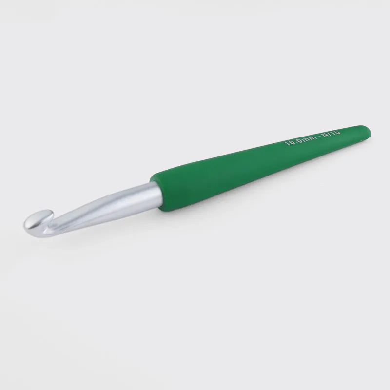 Single Ended Silver Crochet Hooks - Waves