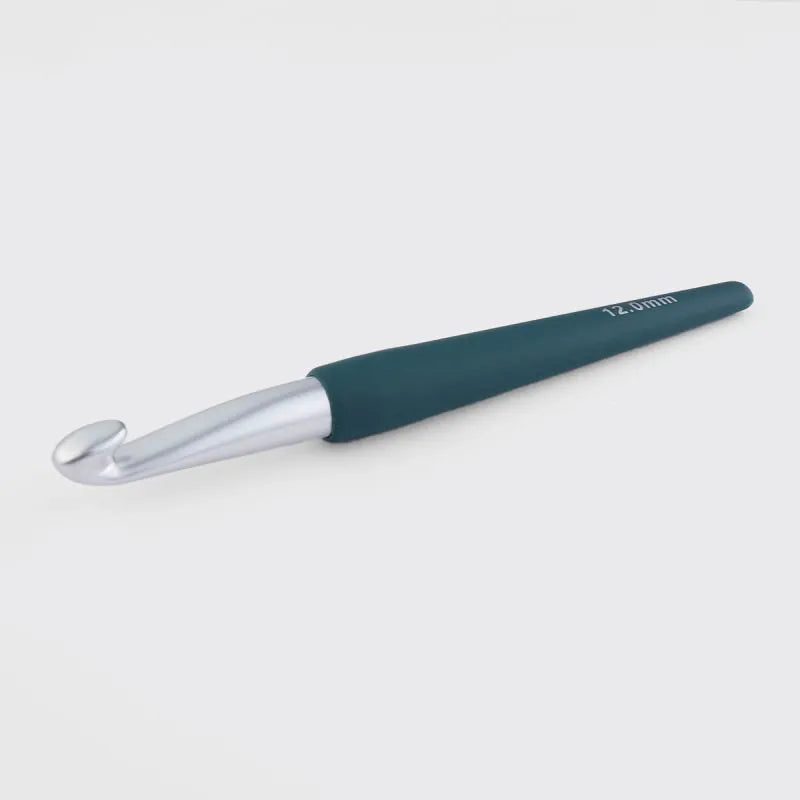 Single Ended Silver Crochet Hooks - Waves