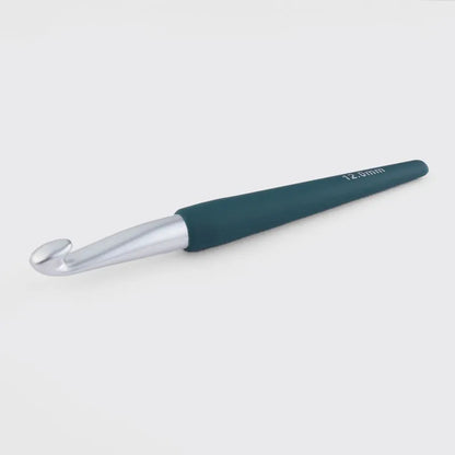 Single Ended Silver Crochet Hooks - Waves
