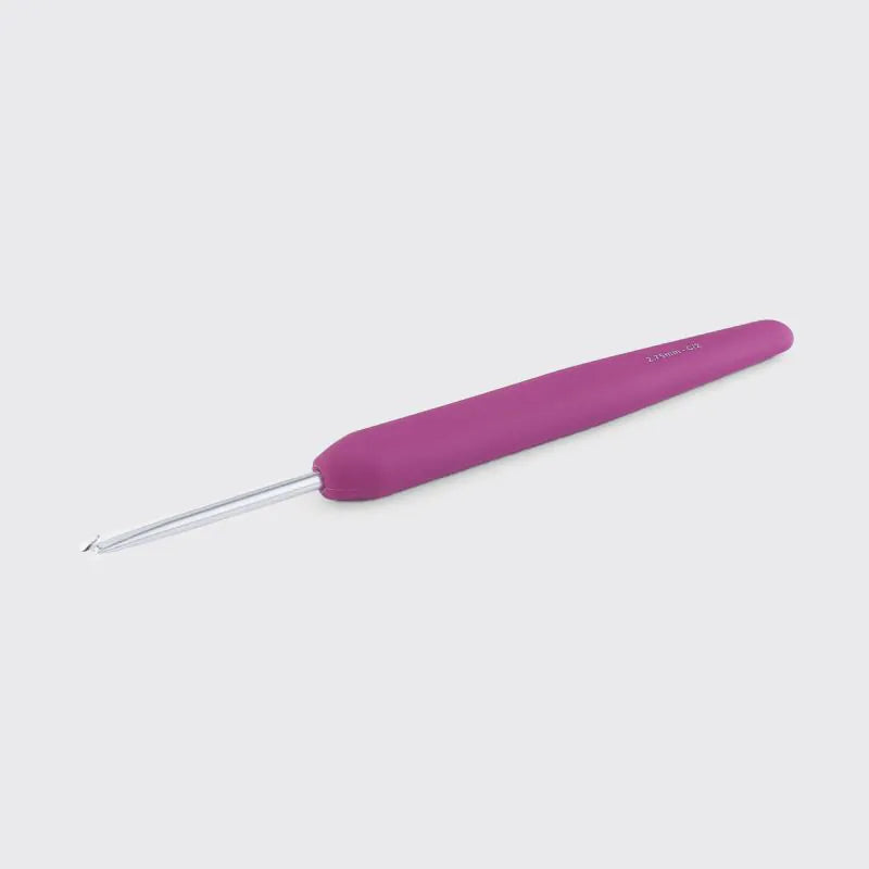 Single Ended Silver Crochet Hooks - Waves