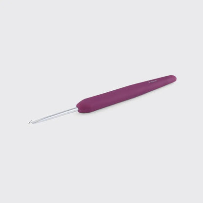 Single Ended Silver Crochet Hooks - Waves