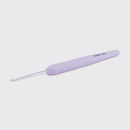 Single Ended Silver Crochet Hooks - Waves