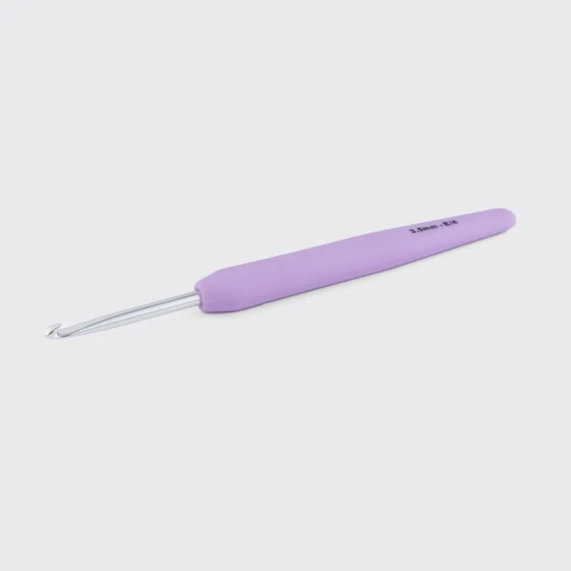 Single Ended Silver Crochet Hooks - Waves