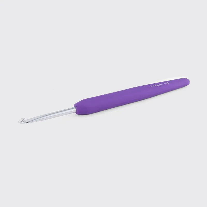 Single Ended Silver Crochet Hooks - Waves
