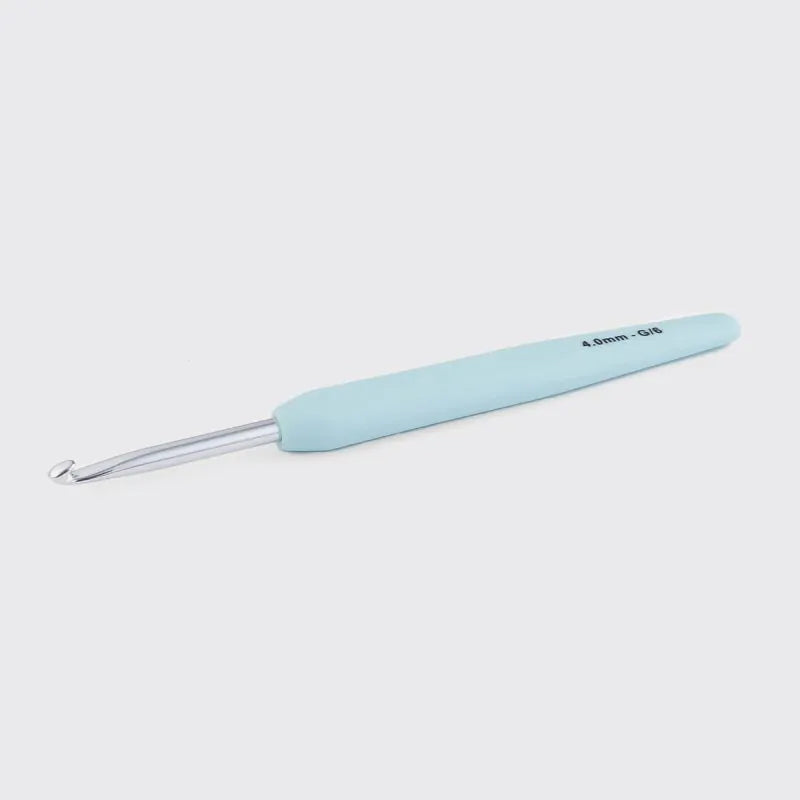 Single Ended Silver Crochet Hooks - Waves