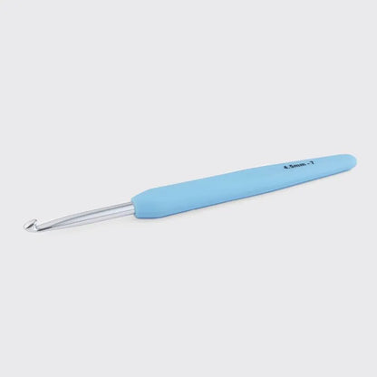 Single Ended Silver Crochet Hooks - Waves