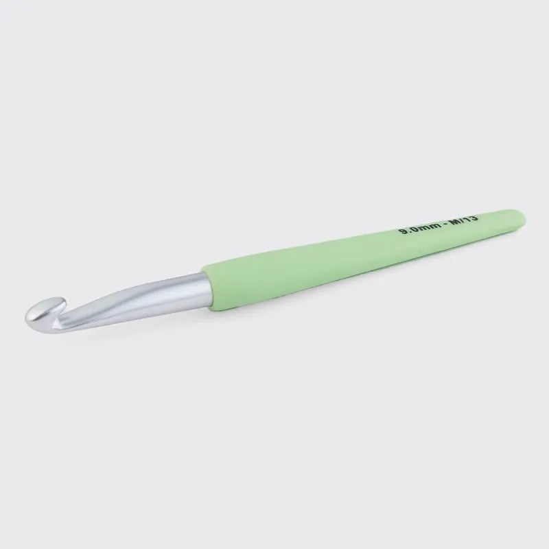 Single Ended Silver Crochet Hooks - Waves